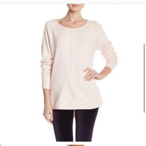 French Connection mint green scoop neck sweater.